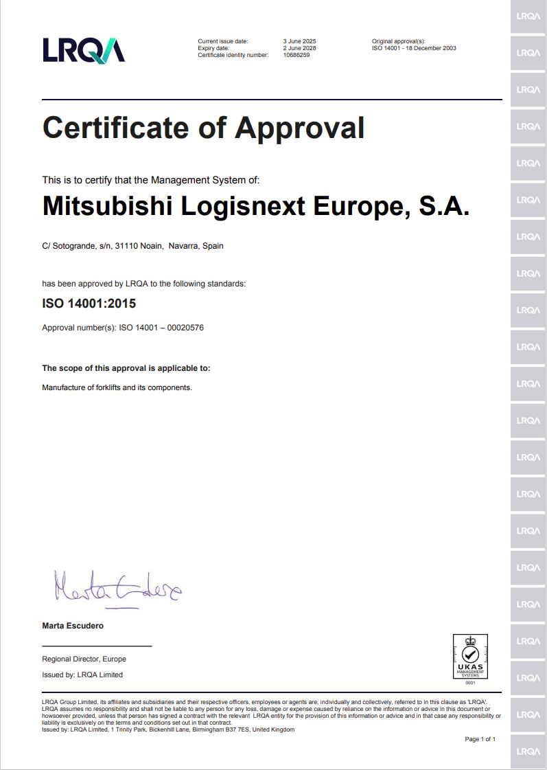 ISO 14001 MLE SA 2025